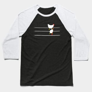 Which Came First? Chicken and the egg saying Baseball T-Shirt